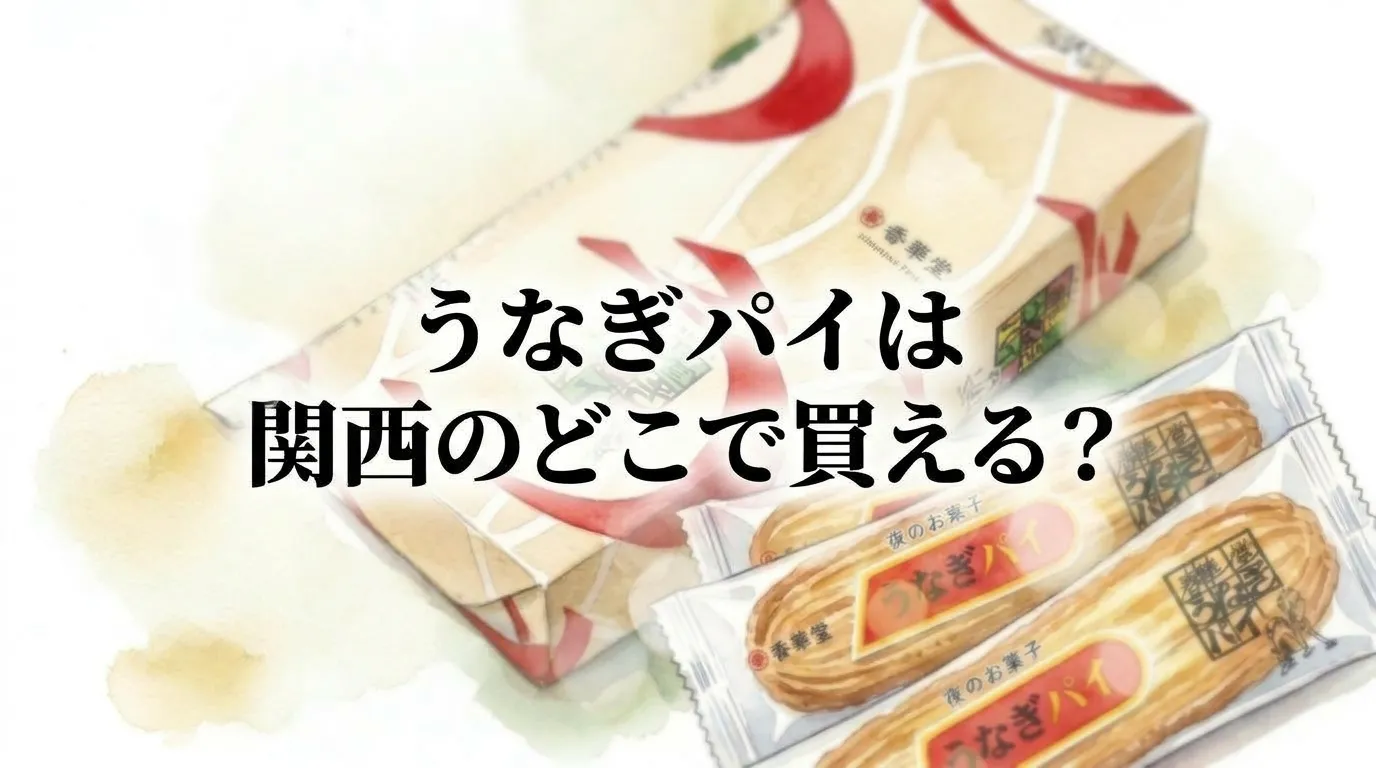 うなぎパイは関西のどこで買える？販売店と価格を調査