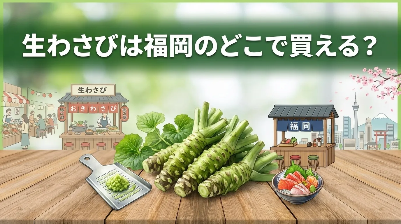 生わさびの福岡の販売店