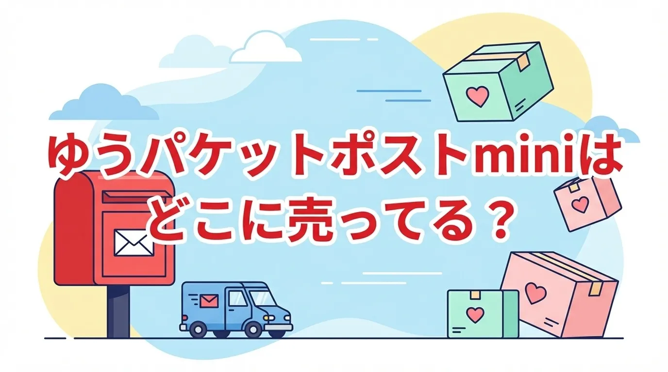 ゆうパケットポストminiの販売店