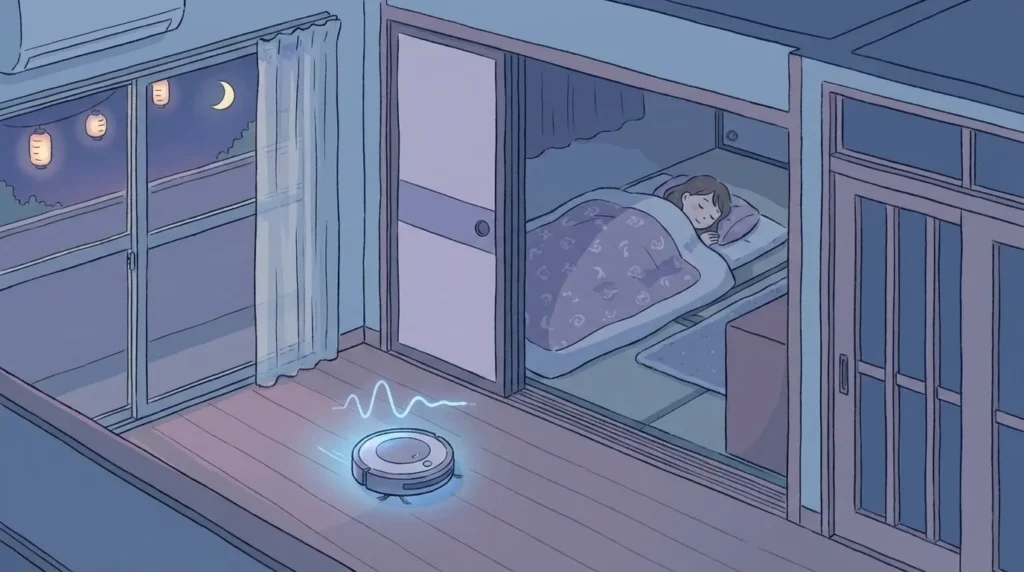 集合住宅でも安心な静音性と夜間稼働の影響